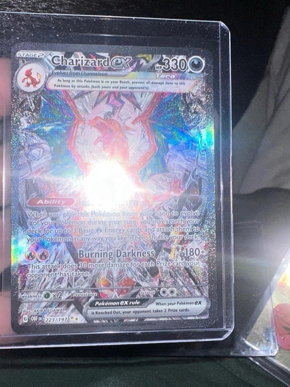 Pokémon Charizard ex Special Illustration Rare TCG 223/197 Holo Card